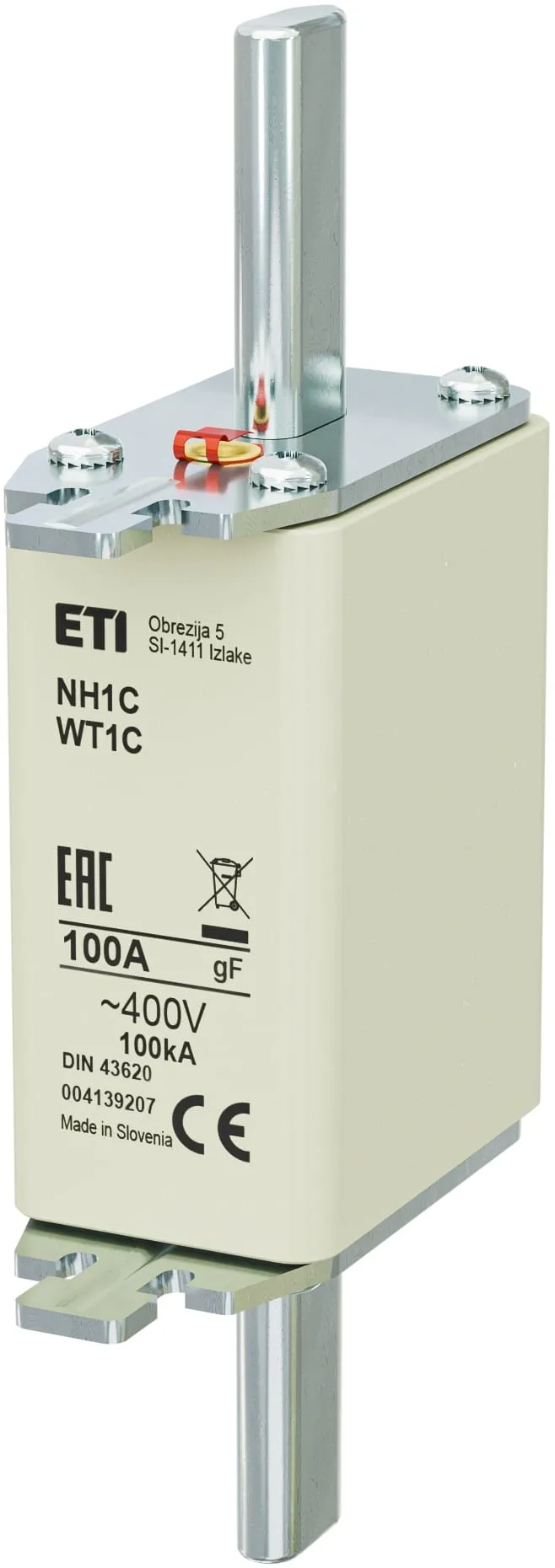 Saugikliai NH1C gF 100A/400V 004139207