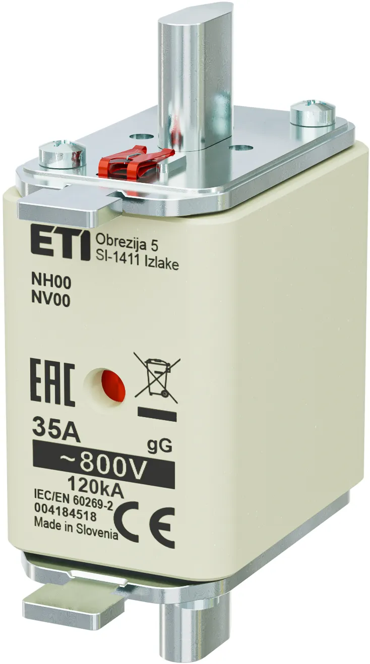 Saugikliai NH00 gG 35A/800V 004184518