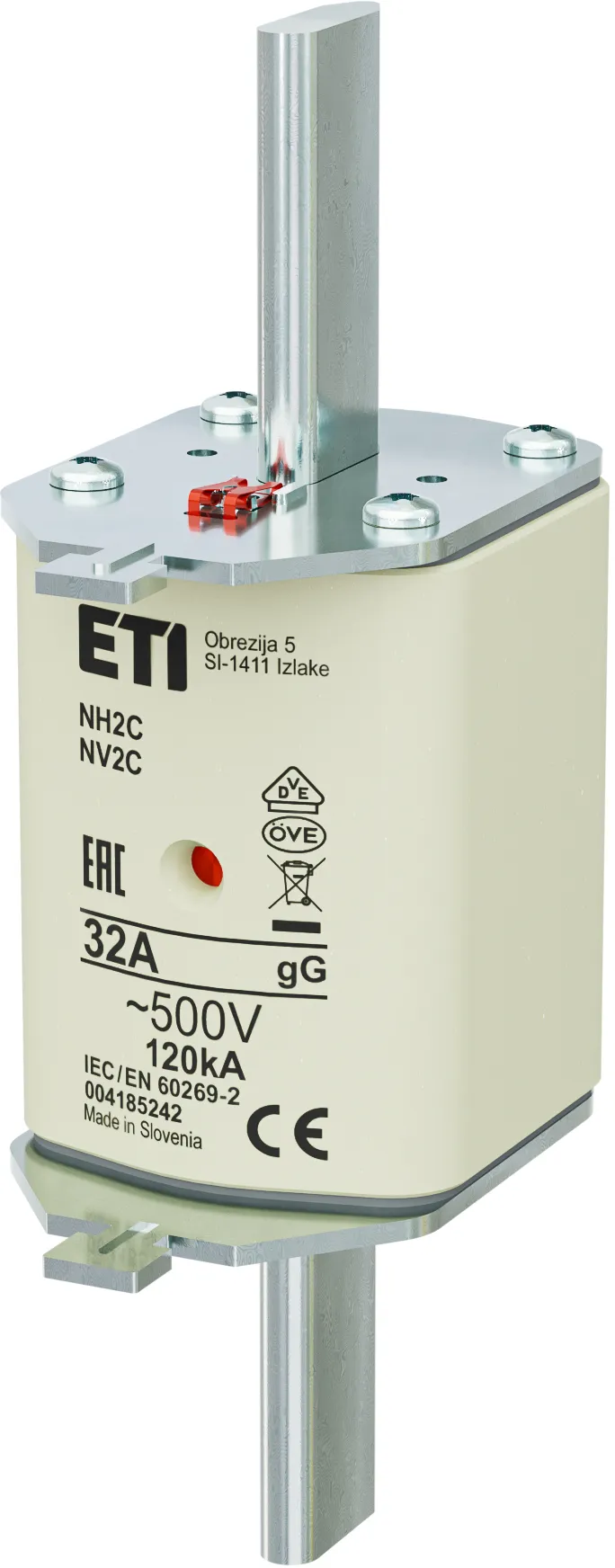 Saugikliai NH2C gG 32A/500V 004185242