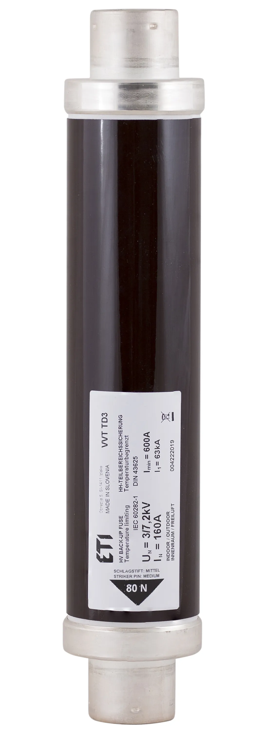 Saugikliai VVC3 7,2kV/6,3A 442 004220606