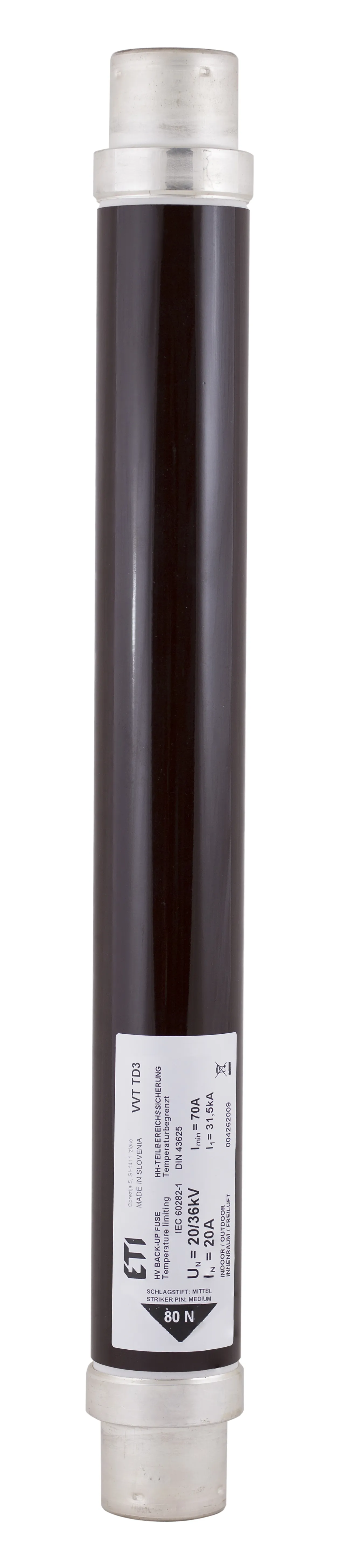 Saugikliai VVT-D3 36kV/2A 442 004262103