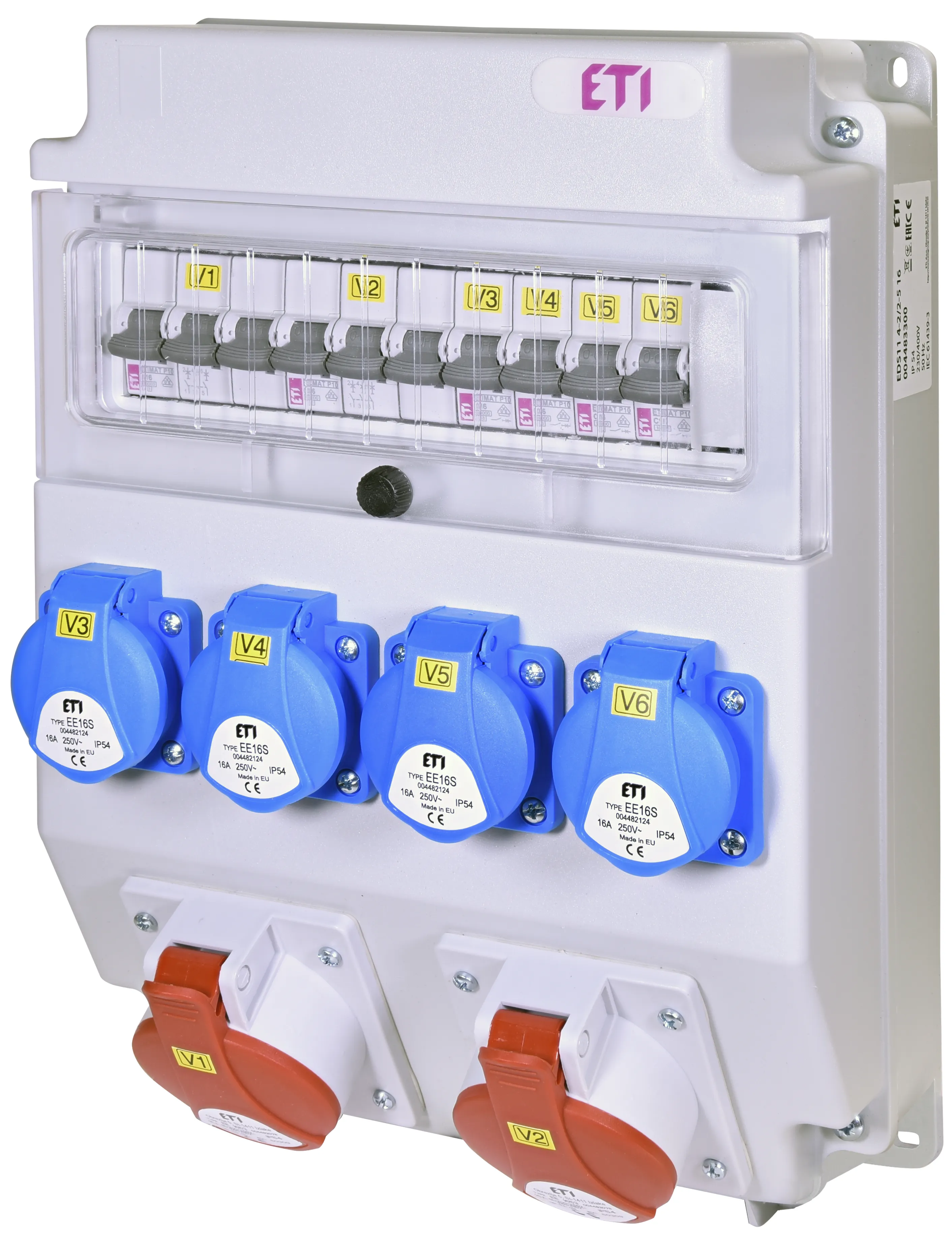 Sumontuotas pask. skydelis EDS11 RCD 4-2/2-5 16 004483309