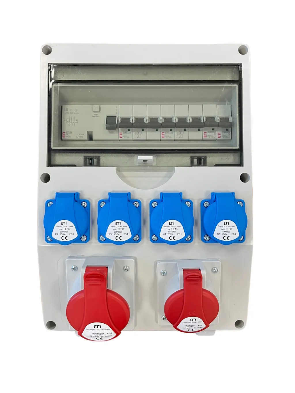 Sumontuotas pask. skydelis EDS12 RCD 4S/2 16/32 B 004483509