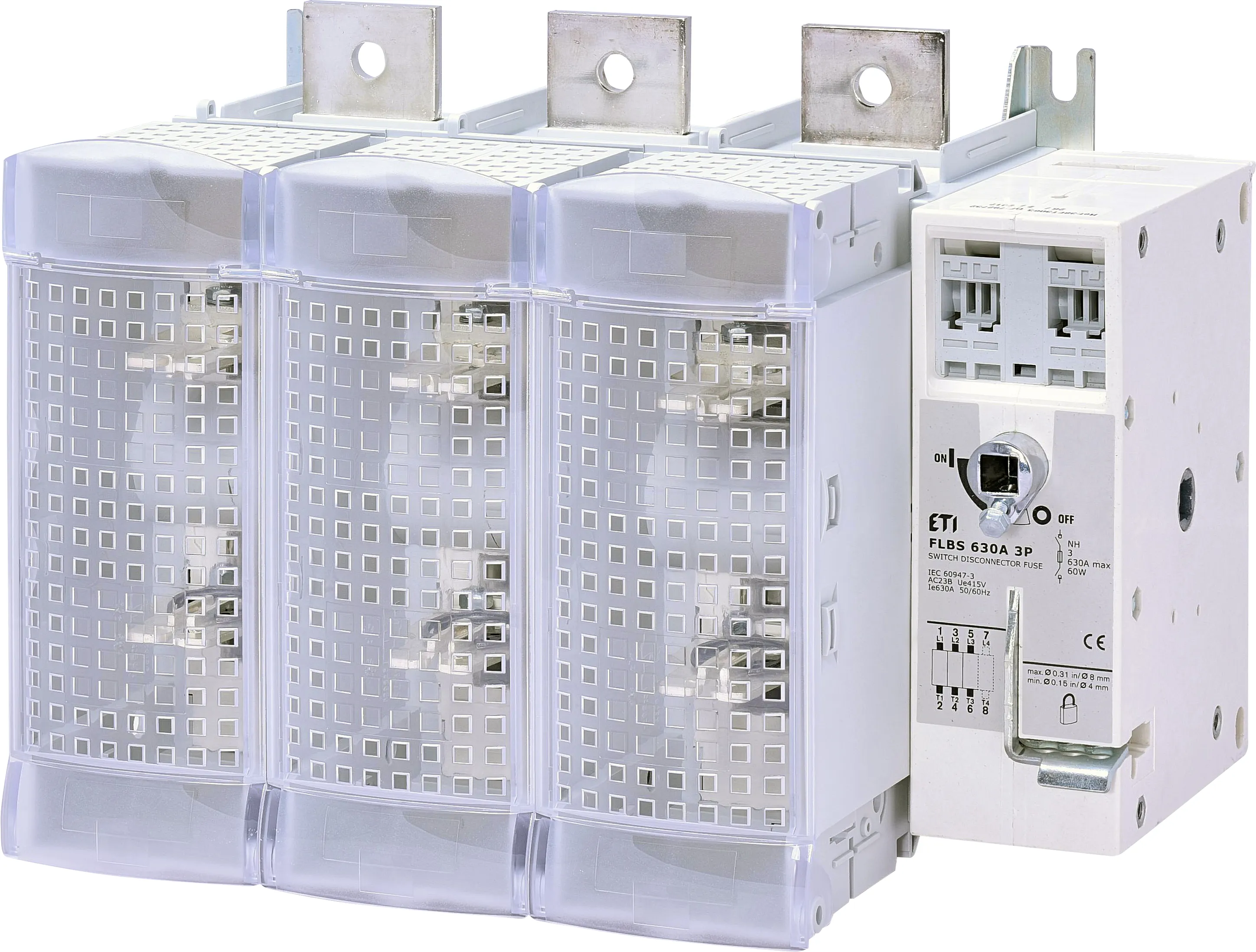 Kirtiklis su saugikliais FLBS 630 3P 004661804