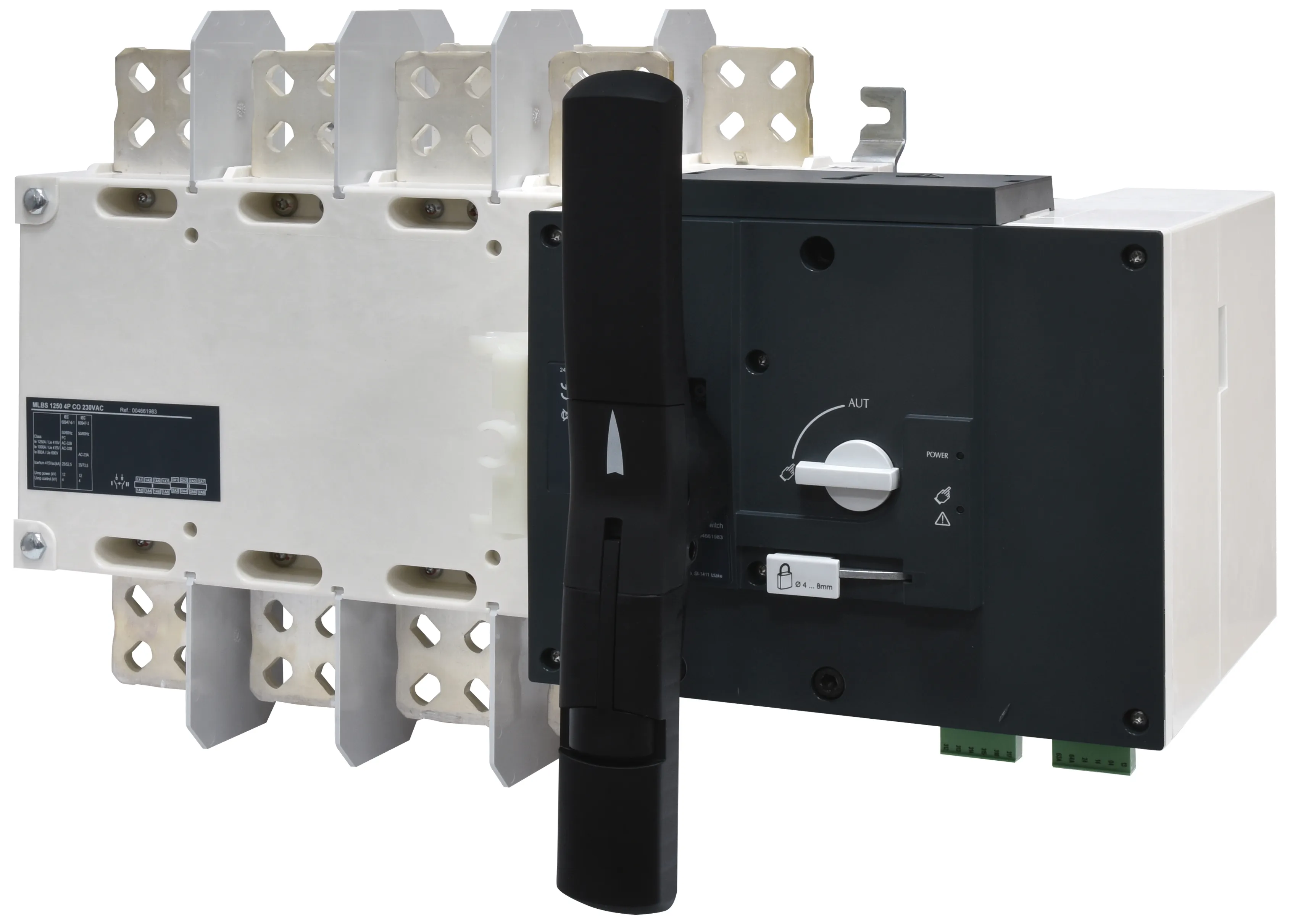Perjungiklis su el. pavara MLBS 1250 4P CO 230VAC 004661983