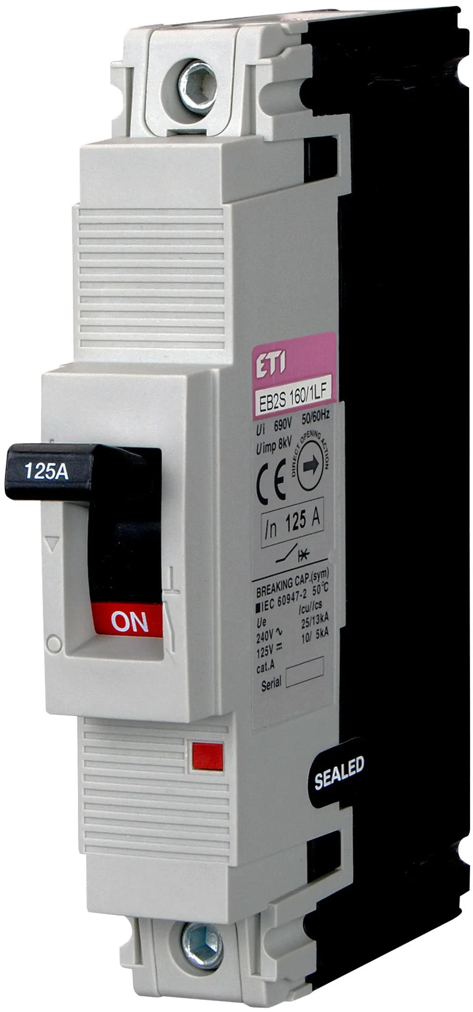 Pramoninis aut. jungiklis EB2S 160/1LF 125A 1p 004671010