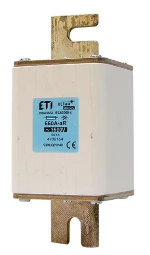 Saugikliai NHS3/140/M UQ01 aR 250A/1500V 004735150