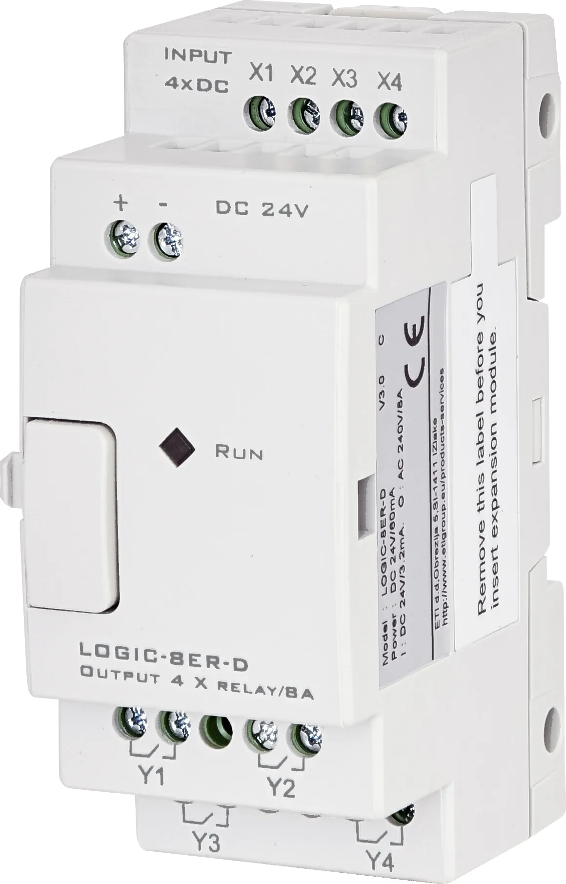 Priedai valdikliui LOGIC-8ER-D 004780008